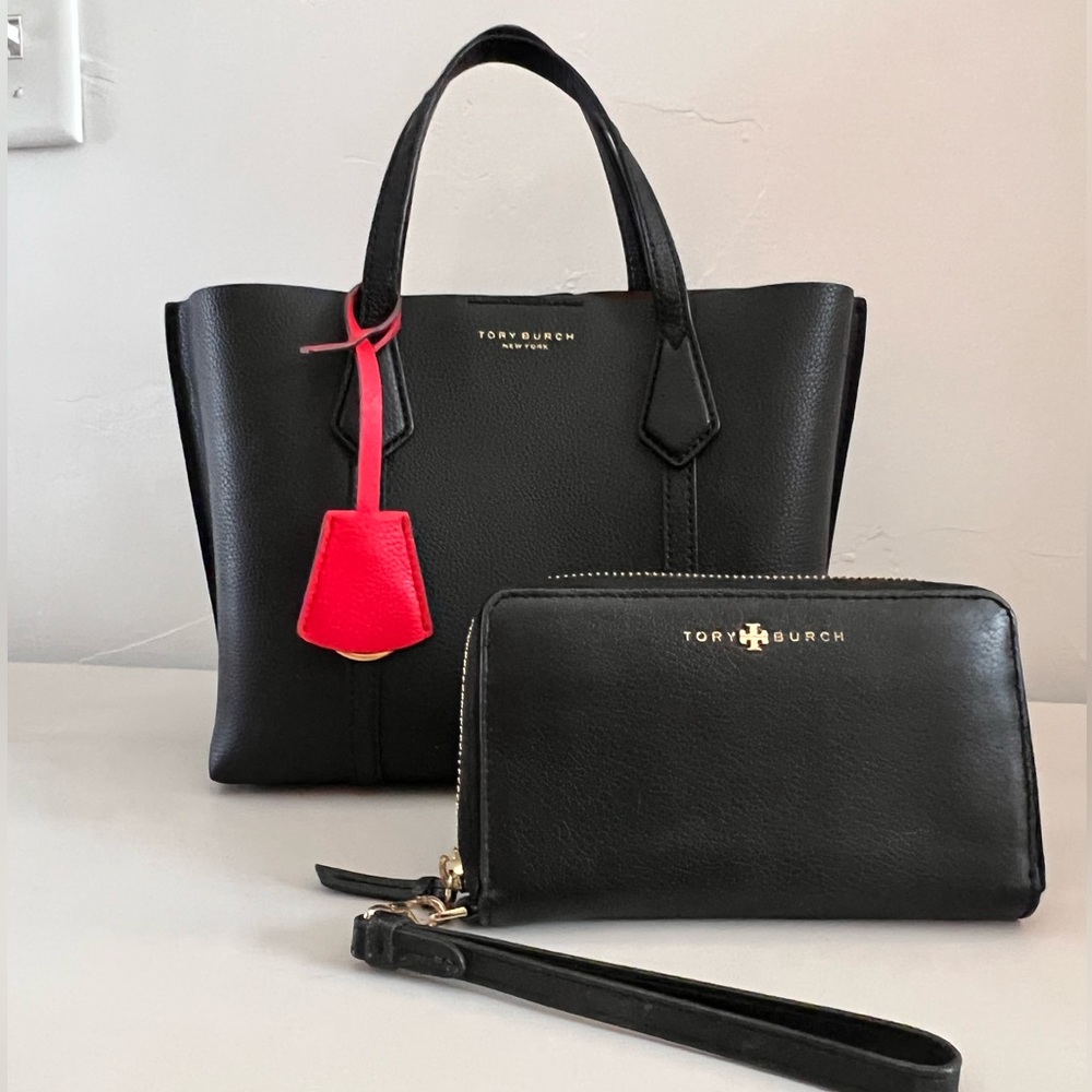 Tory Burch tote & wallet set